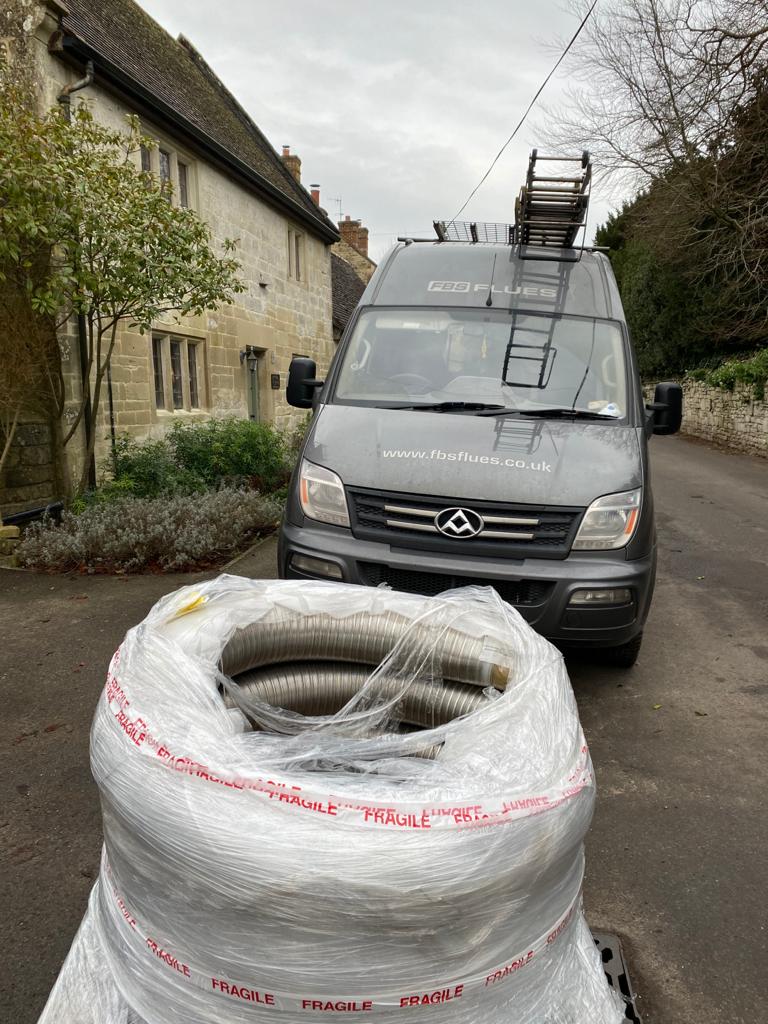 Van and flue