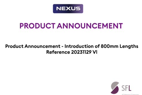 Product Announcement – Introduction of 800mm Lengths Reference 20231129 Vl