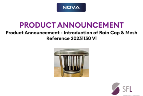 Product Announcement – Introduction of Rain Cap & Mesh Reference 20231130 Vl