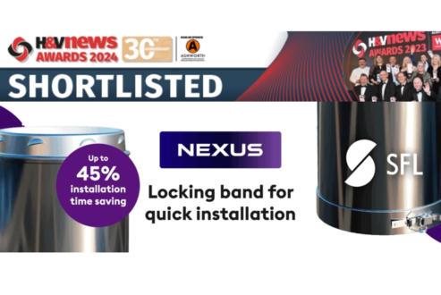SFL shortlisted in the H&V News Awards! SFL Flue & Chimneys are delighted to announce that their NEXUS® Twin Wall Flue System has been shortlisted for the H&V News Awards 2024 “Domestic Heating Product of the Year – Component or Peripheral.