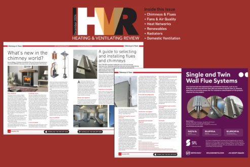 What’s new in the Chimney World? Catch up with the President of the BFCMA & SFL discussing new developments in the industry and a guide to selecting and installing flues and chimneys in Decembers edition of HVR Review.
