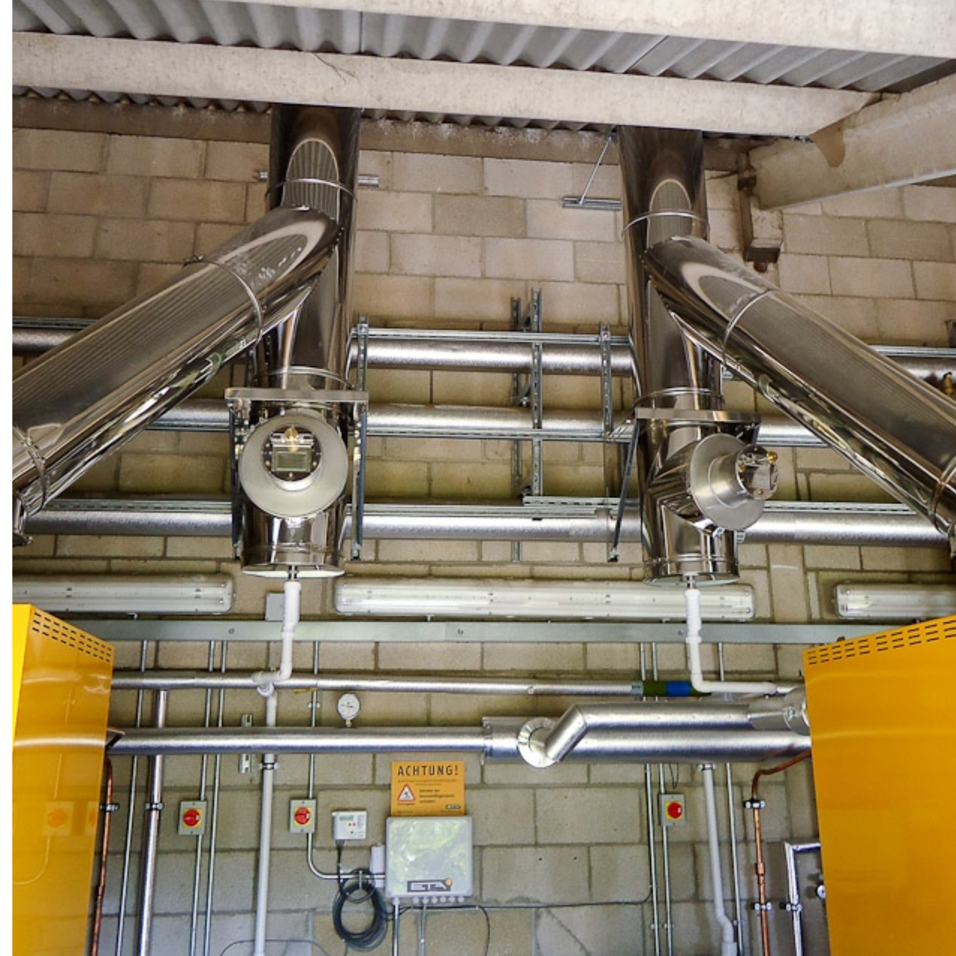 Flue systems for biomass boilers